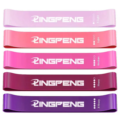 Different Resistance Bands Yoga Band Fitness Exercise Training Hip Tension Band Leg Squat Dance Elastic Loop Stretch Band